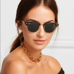 Ray Ban Polarized RB 3016 Clubmaster Sunglasses